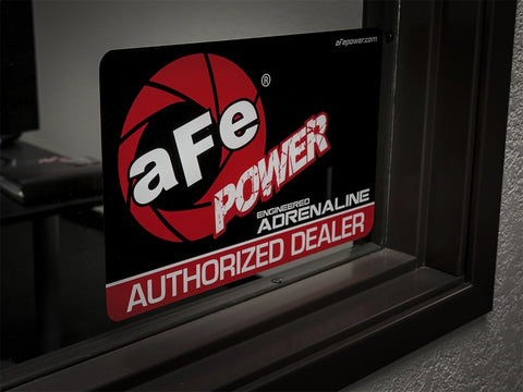aFe Power Marketing Promotional PRM Cling Window: aFe Power Dealer (Medium) - 40-10080