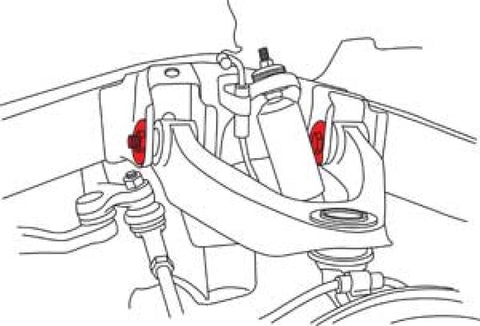 SPC Performance 98-04 Nissan Frontier Front Cam Bolt (2) - 87515