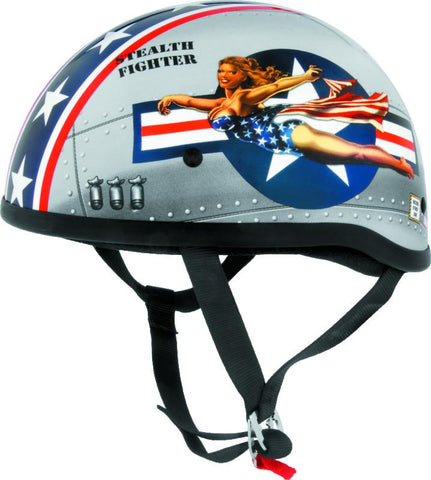 Skid Lids Bomber Pinup Original Helmet - XS - 646950