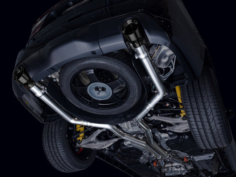 AWE Tuning 18-23 Dodge Durango SRT & Hellcat Track Edition Exhaust - Diamond Black Tips - 3020-33952