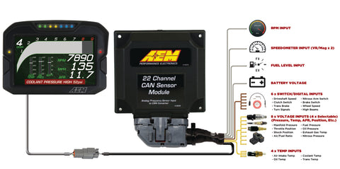 AEM 22 Channel CAN Expander Module - 30-2212