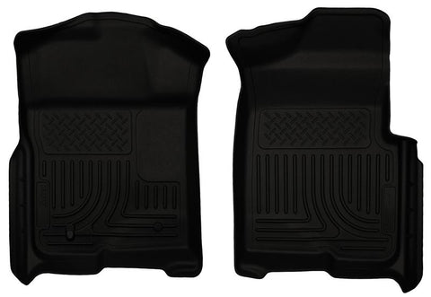 Husky Liners 09-12 Ford F-150 Regular/Super/Super Crew Cab WeatherBeater Black Floor Liners - 18331