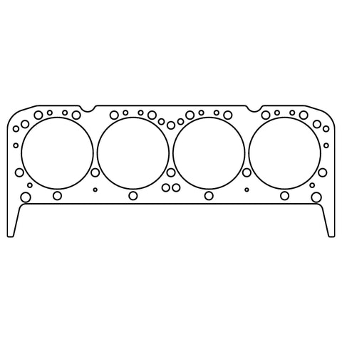 Cometic Chevy Small Block 4.165in Bore 0.043in Copper Head Gasket (No Steam Holes) - C15411-043