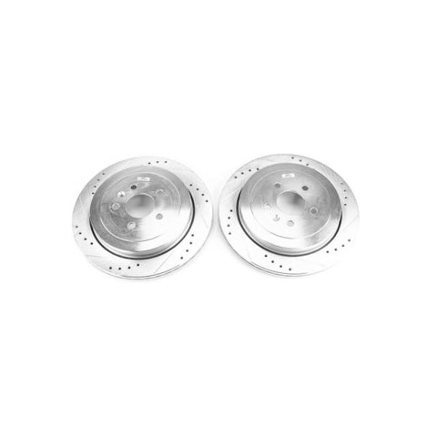 Power Stop 13-19 Lincoln MKT Rear Evolution Drilled & Slotted Rotors - Pair - AR85168XPR