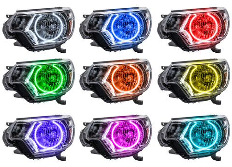 Oracle Toyota Tacoma 12-15 Halo Kit - ColorSHIFT w/ Simple Controller - 3970-504
