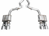 AWE 2024 Ford Mustang GT Fastback S650 RWD SwitchPath Cat-Back Exhaust w/ Quad Chrome Silver Tips - 3025-42650
