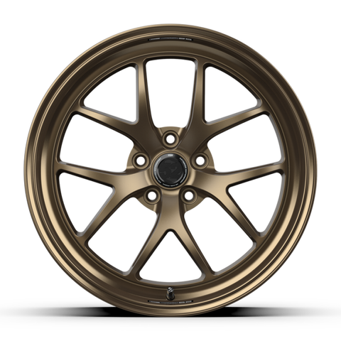 fifteen52 Sector RSR 19x9.5 5x114.3 38mm ET 73.1mm Center Bore Matte Bronze w/ Gloss Lip - RSSBL-99554+38-2