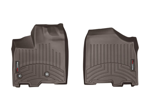 WeatherTech 2013+ Toyota Sienna Front FloorLiner - Cocoa - 474751