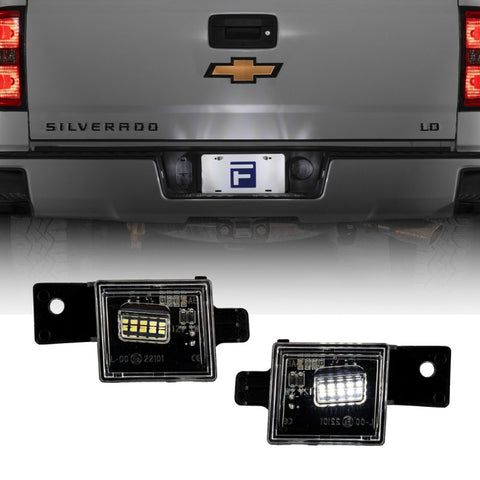 Form Lighting Chevrolet/GMC LED License Plate Lights (Pair) - FL0064
