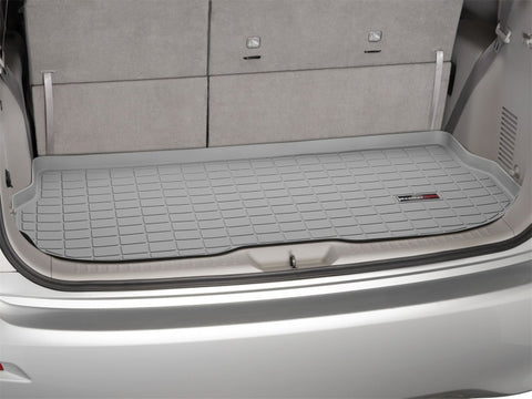 WeatherTech 11-16 Nissan Quest Cargo Liners - Grey (Behind 3rd Row) - 42956
