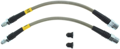 StopTech 92-94 Audi S4/95 Audi S6 Rear Stainless Steel Brake Line Kit - 950.33506