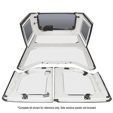 DEI 11-18 Jeep Wrangler JK 4-Door Boom Mat Headliner - 4 Piece - White - 50141