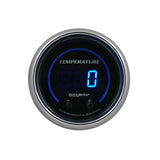 Autometer 52.4mm Black Switchable 60-340 Degrees F / 40-170 Degrees C Cobalt Elite Digital Gauge - 6754-CB