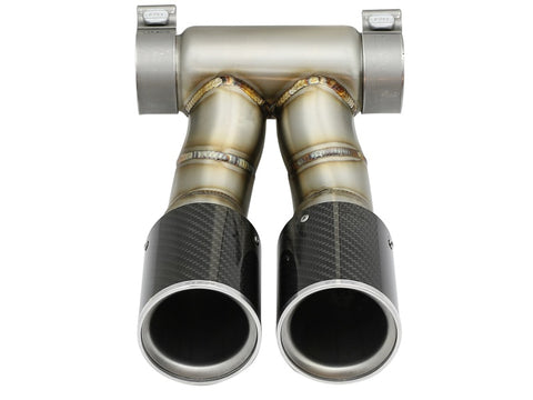 aFe Power 13-14 Porsche Cayman S / Boxster S Carbon Fiber Exhaust Tip Upgrade - 49C36413-C
