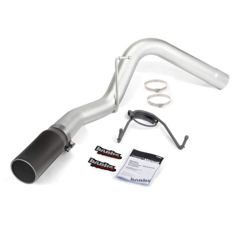 Banks Power 14-15 Dodge Ram 6.7L CCSB Monster Exhaust System - SS Single Exhaust w/ Black Tip - 49775-B