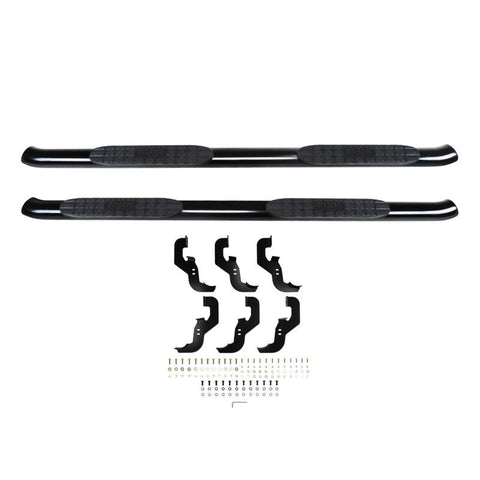 Westin 2019-2026 Chevy Silverado/Sierra 1500 Crew Cab Non LD PRO TRAXX 4 Oval Nerf Step Bars - Black - 21-24135