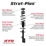 KYB Shocks & Struts Strut-Plus 12-14 Front Left Toyota Camry (L/LE/XLE/Hybrid) w/2.5L - SR4260