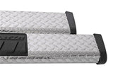 Dee Zee Universal Tubes - 6In Oval - Black Tread Aluminum (RegCab) - DZ16402