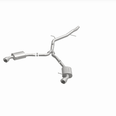 MagnaFlow 18-19 Audi A5 Dual Exit Polished Stainless CatBack Exhaust - 3in Main Piping Diameter - 19390