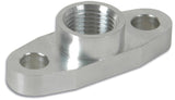 Vibrant Billet Alum Oil Drain Flange for GT32 GT37 GT40 GT42 GT45R and GT55R Turbos tapped 1/2in NPT - 2853