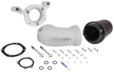 K&N 08-17 Harley-Davidson Touring Models Performance Air Intake System Silver - 57-1134S