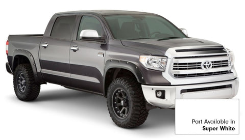 Bushwacker 16-18 Toyota Tundra Fleetside Pocket Style Flares 4pc 66.7/78.7/97.6in Bed - Super White - 30918-13