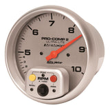 Autometer Ultra-Lite 5 inch 10K RPM In Dash Dual Range w/ Memory Tachometer - 4499