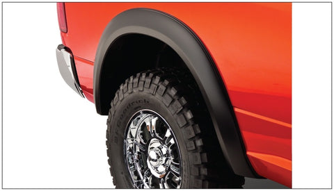 Bushwacker 10-18 Ram 1500 Fleetside Extend-A-Fender Style Flares 4pc 67.4/76.3/96.3in Bed - Black - 50914-02