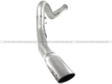 aFe Atlas 5in DPF-Back Aluminized Steel Exh Sys, Ford Diesel Trucks 11-14 v8-6.7L (td) Polished tip - 49-03055-P