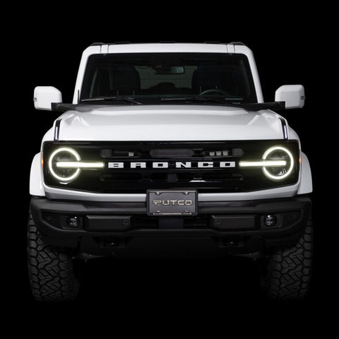 Putco 22-24 Ford Bronco Luminix DRL LED Light Hood Limb Riser (Factory Hood Side Hinge Replacements) - 50001