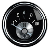 Autometer Prestige Series 52mm 0-100 PSI Short Sweep Electronic Oil Pressure Gauge - 2028