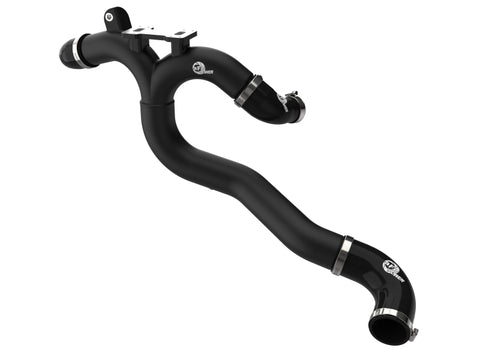 aFe 19-26 Genesis G70 V6 3.3L (tt) BladeRunner Aluminum Hot Charge Pipe - Black - 46-20808-B