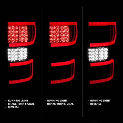 ANZO 18-19 Ford F-150 LED Taillights Chrome - 321340