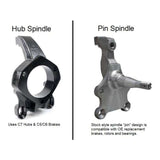 Ridetech 64-67 Chevrolet Chevelle w/ Pin Spindle & Narrowed Width (57.25in) Momentum Chassis - 11233798