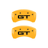 MGP Rear set 2 Caliper Covers Engraved Rear 2015/GT Yellow finish black ch - 10203R2MGYL
