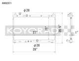 Koyo 15-20 Honda Fit 1.5L Radiator - KH082971
