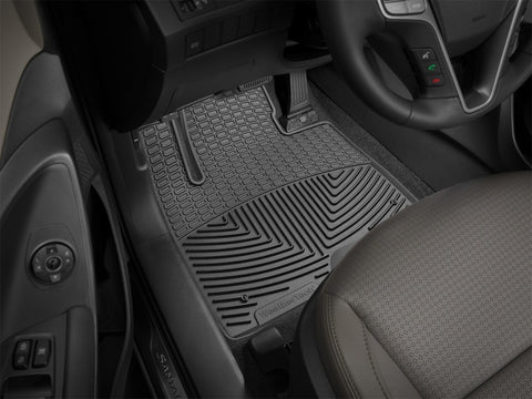 WeatherTech 2013-2018 Hyundai Santa Fe Front Rubber Mats - Black - W372