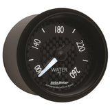 Autometer GT Series 52mm Full Sweep Electronic 100-260 Deg F Water Temperature Gauge - 8055