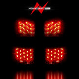 ANZO 2000-2006 Chevrolet Suburban LED Taillights Red/Clear - 311001