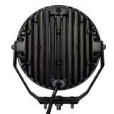 Go Rhino Xplor Blackout Series Round Single LED Spot Light Kit w/DRL (Surface Mount) 9in. - Blk - 751700911SRS