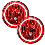 Oracle 08-13 GMC Sierra LED Fog Light Halo Kit - Red - 1164-003