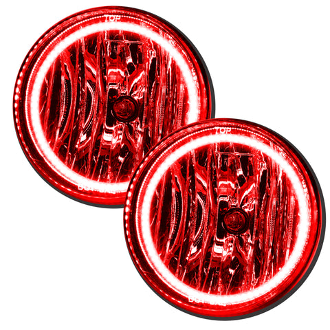 Oracle 08-13 GMC Sierra LED Fog Light Halo Kit - Red - 1164-003