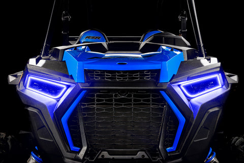 Oracle 1421 Polaris RZR 900/1000 Turbo Dynamic RGB+A Seq Turn Signal Headlight Halo Kit - 1439-332