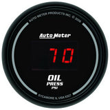 AutoMeter Gauge Kit 5 Pc. 3-3/8in. & 2-1/16in. Elec Speedo Digital Black Dial W/ Red Led - 6300