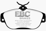 EBC 91-93 Volvo 740 2.3 (ABS) (Girling) Yellowstuff Front Brake Pads - DP41095R
