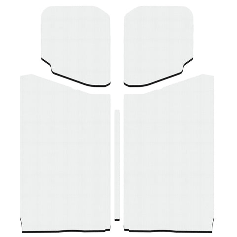 DEI 18-23 Jeep Wrangler JL 2-Door Boom Mat Headliner - 5 Piece - White - 50190