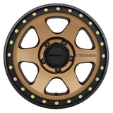 Method MR310 Con6 17x8.5 0mm Offset 5x5 71.5mm CB Method Bronze/Black Street Loc Wheel - MR31078550900