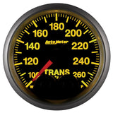 Autometer Elite 52mm 100-260 Degrees F Trans Temperature Peak and Warn Gauge w/ Electronic Control - 5658