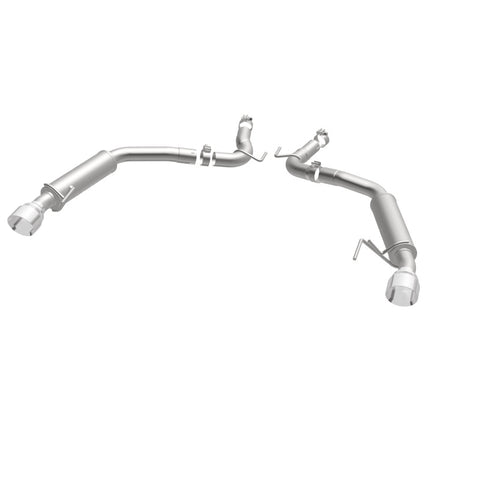 MagnaFlow Axle Back, SS, 2.5in, Competition, Dual Split Polish 4.5in Tip 2015 Ford Mustang Ecoboost - 19179