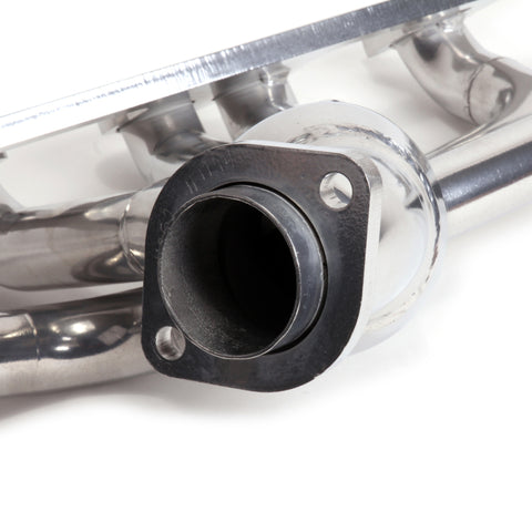 BBK 91-99 Jeep 4.0L Short Tuned Length Header Silver Ceramic - 40520